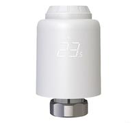 EXTRWORY Vanne thermostatique WiFi TRV Régulateur de température pour chauffage domestique intelligent pour application Tuya Blanc