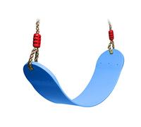 EXTSUD Balançoire pour Enfants Siège avec Corde Matériau EVA Flexible 66x14cm Max Charge 150kg (Bleu)