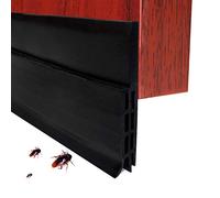 EXTSUD Bas de Porte Adhésif 100cm x5cm Souple Silicone Isolant Phonique Thermique Bande d'étanchéité Anti Bruit Poussière Stop à l'air Froid Anti Souris Fourmi Cafard Insectes