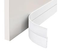 EXTSUD Bas de Porte Adhésif 100cm x5cm Souple Silicone Isolant Phonique Thermique Blanc Bande d'étanchéité Anti Bruit Poussière Stop à l'air Froid Anti Souris Insectes
