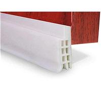 EXTSUD Bas de Porte Adhésif Isolant Phonique Thermique 2m x5cm Souple Silicone Blanche Bande d'étanchéité Anti Bruit Poussière Stop à l'air Froid Anti Souris Fourmi Cafard Insectes