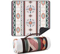 EXTSUD Couverture de Pique-Nique d'extérieur - Tapis de Camping - Tapis d'humidité Nique Portable - Imperméable Camping Plage avec poignée de