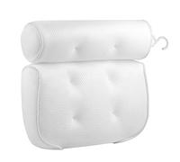EXTSUD Oreiller de Baignoire Coussin de Bain avec 6 Ventouses Antidérapant pour Jacuzzi, Bain à Remous (40 X 35 X 8 cm)