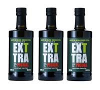 EXTTRA Original - Huile d'Olive Vierge Extra Récolte Anticipée (Variété Picual) - Pack de 3 x 500 ml