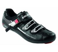 Exustar-Chaussures pour vélo de Course-Noir/Blanc/Rouge, 11139