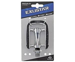 Exustar E x ustar 311060 Pédale anti-dérapante Argent/Noir
