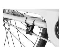 Exustar Guide-chaîne E-CCG20 Nylon 24 g pour pédaliers 1–3 vitesses Mixte Argenté/Noir