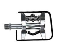 Exustar Pédales de vélo E-PM86 Clip/Cage Noir/Argenté