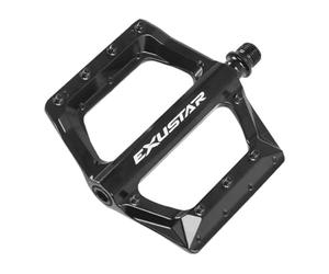 EXUSTAR Pedali E-PB571 MTB in Alluminio Nero - Attacco Flat