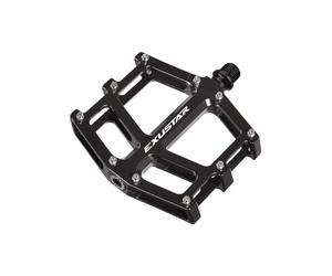EXUSTAR Pedali E-PB73 MTB in Alluminio Nero - Perno in CR-Mo