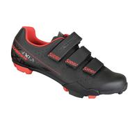 Exustar SM3310-R Vtt Chaussures Eu 42-US 9 Rouge / Blk 2 Boulon Cale 3 Sangles
