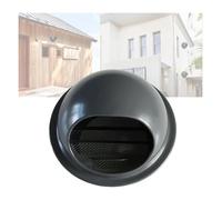 Exutoire mural à nez de bœuf rond，Exutoire mural à Couvercle d'extracteur d'air, capuchon de sortie anti-pluie for appartements, Garage(Color:Dark gray,Size:200mm)