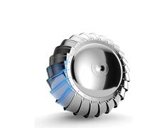 Exutoire mural à nez de bœuf rond，Exutoire mural à Ventilateur de ventilation de sortie d'aération de grenier de capot de cheminée non électrique, aucune déformation(Size:15cm)