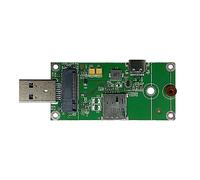 EXVIST Adaptateur USB 5G LTE M.2 (NGFF) vers clé USB 3.0 avec fente pour carte nano SIM Type-C entrée DC5V compatible avec module 5G LTE comme Quectel RM500Q, etc.