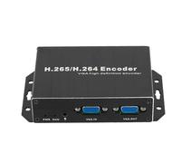 EXVIST Encodeur VGA PoE H.265 1080P 60fps avec Boucle VGA pour Diffusion en Direct, vidéoconférence, CCTV, Affichage numérique - Prend en Charge RTMP, RTSP, HLS, UDP, Compatible with ONV/HK