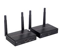 EXVIST Extenseur HDMI sans Fil 1080P avec Sortie en Boucle HDMI, adapté à la Transmission de vidéo Depuis Un Ordinateur Portable, Un PC, Youtube, Xbox One, PS4 vers HDTV ou Un projecteur, etc.