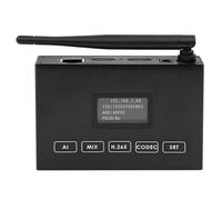 EXVIST H.265 1080P WiFi HDMI Convertisseur Vidéo avec Loopout, Écran d'affichage pour Adresse IP & Statut - Emplacement pour Carte SD Max 128G, DDNS HTTP RTSP TS UDP pour Surveillance CCTV ou