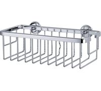 Exxclusiv Panier De Bain/Douche, Adhésif, Acier Inoxydable, Design Sophistiqué, Garanti Inoxydable, 55mm X 265mm X 120mm