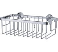 Exxclusiv Panier De Bain/Douche, Adhésif, Acier Inoxydable, Design Sophistiqué, Garanti Inoxydable, 55mm X 265mm X 120mm