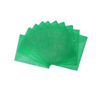 Exxo by HFP Pochettes avec rabat et marge, Lot de 10 312 x 223 mm vert transparent