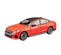 EXYFRUX Alliage Moulé sous Pression 1:24 for BMW X5 I5 M3 M8 XM Series, Modèle Voiture en Alliage Moulé sous Pression, 6 Portes Ouvertes, Modèle De Véhicule Statique Voitures Collection(I5 Orange)