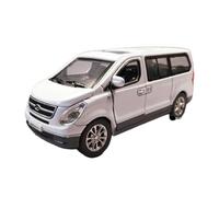 EXYFRUX Alliage Moulé sous Pression for Hyundai H-1 Grand Starex MPV 1:32 Échelle Modèle De Voiture Simulation Dynamique Véhicule Alliage Jouet Modèle Expositions Cadeau Voitures Collection(White)