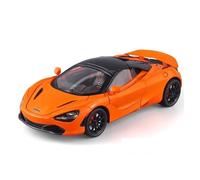 EXYFRUX Alliage Moulé sous Pression Modèle Voiture 1:24 pour McLaren 720S Supercar, Alliage Moulé sous Pression, Mini Véhicule Simulation, Modèle D’Exposition Dynamique Voitures Collection(Orange)