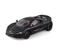 EXYFRUX Alliage Moulé sous Pression Modèle Voiture 1:24 pour McLaren 720S Supercar, Alliage Moulé sous Pression, Mini Véhicule Simulation, Modèle D’Exposition Dynamique Voitures Collection(Black)