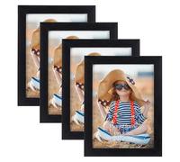EXYGLO cadre photo 15x20 noir lot de 4