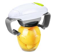 Exyvox Ouvre-boîte électrique pour chefs et seniors, ouvre-bocal automatique avec bord lisse, ouverture facile des boîtes et bocaux, ouvre-bocal facile pour arthrit, gadget de cuisine quotidien