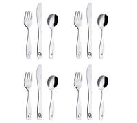Exzact Couverts enfants 12 pièces 18/10 acier inoxydable Couverts enfants
