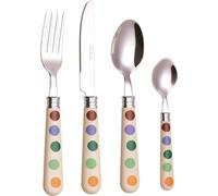 EXZACT pois pois Couverts 24 pièces acier inoxydable Dinner pour 6