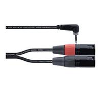 Cordial EY 3 WRMM XLR Adaptateur Y [1x Jack mâle 3.5 mm - 2x XLR mâle 3 pôles] 3 m noir
