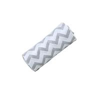 Eyand bébé Swaddle Blanket pour garçons et filles - Grand 120x120 cm Swaddle Wraps et Muslin tissu gris à rayures Imprimer