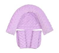Eyands Insert de siège auto pour bébé, soutien de la tête et du corps de siège auto pour bébé, doublure rembourrée pour siège auto, poussette, balançoire (violet)