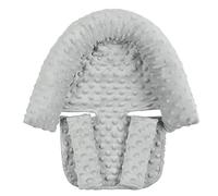 Eyands Insert de siège auto pour bébé, soutien de la tête et du corps de siège auto pour bébé, doublure rembourrée pour siège auto, poussette, balançoire (gris)
