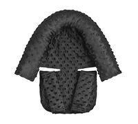 Eyands Insert de siège auto pour bébé, soutien de la tête et du corps de siège auto pour bébé, doublure rembourrée pour siège auto, poussette, balançoire (noir)