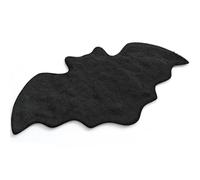 Eyccier Bath Mat Halloween Bat Tapis Gothique Cadeau Goth Ensemble pour la Salle de Bain Chambre de Cuisine Salle Cuisine Spooky sorcière sorcière Home natons Noirs décor.