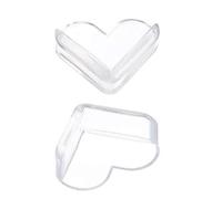 EYCFSJ Coins De Meubles De Protection 8 Pcs/Lot Forme D'Amour Transparent Bébé Sécurité Silicone Protecteur Enfants Bord Couverture Enfants Meubles Table Coin Gardes