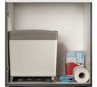 eyckhaus Collecteur de déchets sélectif à roulettes encastré 2x21 L