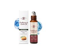 Eye Beads huile essentielle, 10ml sérum réducteur de ridules avec encens, billes de refroidissement pour les poches et les rides, soin des yeux raffermissant tira, facile à utiliser sans stress
