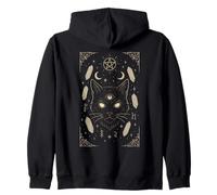 Eye Cat Sorcellerie Astrologie Occulte Mystique Sweat à Capuche
