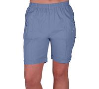 Eye Catch Short Extensible élastiqué Flexi pour Femmes, à la Coupe décontractée, Tailles Plus, Jean foncé Bleu Taille 20