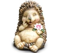Eye-catching smiling hedgehog statue,handcrafted with exquisite details,perfect for enhancing the interior elegance or beauty of outdoor garden,vibrant resin statue,