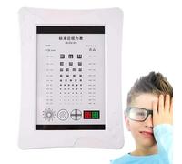 Eye Chart Boîte lumineuse LED avec support, anti-reflet et résistant à la décoloration pour cliniques, écoles, magasins d'optique, hôpitaux