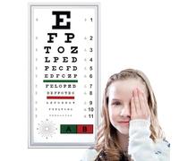 Eye Chart for Eye Exams, Boîte À Lumière LED pour Tableau D’Yeux, Plateau De Test De Vision (Marque Rouge/Vert), Anti-Eblouissement & Résistant,Test pour Enfants (Domicile, École, Clinique)