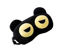 Eye Cover for Work Bag Downtime Travel Breaks, Polyester Sleep Shade with Contoured Bear Inspired Styling Bear Eye Cover Novelty Sleep Shade Polyester Elastic Strap Workday Break Trip Downtime Home
