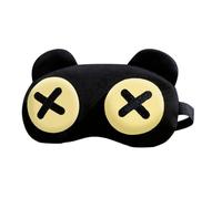 Eye Cover for Work Bag Downtime Travel Breaks, Polyester Sleep Shade with Contoured Bear Inspired Styling Bear Eye Cover Novelty Sleep Shade Polyester Elastic Strap Workday Break Trip Downtime Home