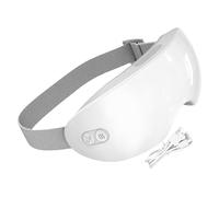 Eye Cover Massager, Heated Electric Eye Compress with Adjustable Steam Function, Silent Comfort-Fit Relaxation Gadget for Soothing Tired Eyes, Insomnia, Dryness, Stress Relief Night Use 6.77x2.99in