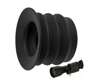 Eye Cup Night Vision Monocular - Rubber Eyepiece Guard, Shock Resistant Lens Protector Sleeve, Adjustable Optical Extender Cover For Outdoor Hunting Observation Night Scope Comfort Use